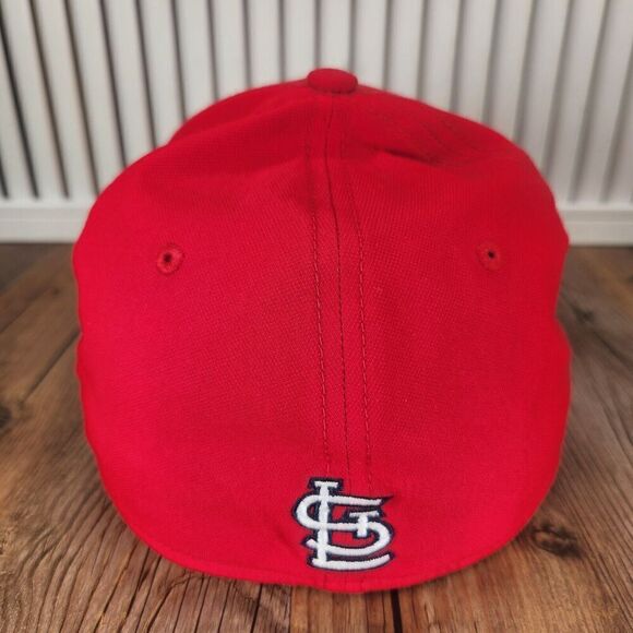 Nike Dri-Fit St. Louis Cardinals Hat Cap Fitted Stretch Red Mens MLB Legacy91 - Picture 5 of 12